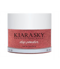 Kiara Sky Dip Powder - Pudra colorata Strawberry Daiquiri - Glitter Rosu