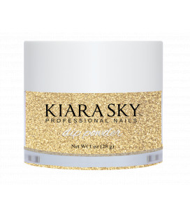 Kiara Sky Dip Powder - Pudra colorata Pixie Dust - glitter auriu