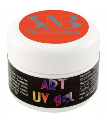 SNB Art UV Gel Colorat Portocaliu