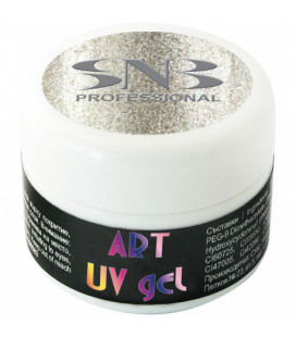 SNB Art UV Gel Colorat Argintiu