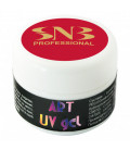 SNB Art UV Gel Colorat Rosu inchis pastel
