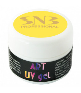 SNB Art UV Gel Colorat Yellow Pastel