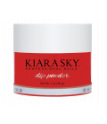 Kiara Sky Dip Powder - Pudra colorata Danger - rosu