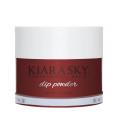 Kiara Sky Dip Powder - Pudra colorata Rustic Yet Refined- Rosu cu Sclipici