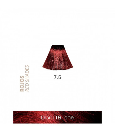 Eva Professional Divina.One Vopsea de par 7.6 Coral Red