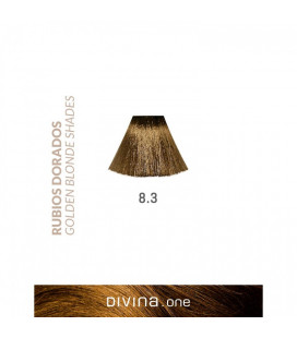 Vopsea de par 8.3 Caribbean Blonde 100 ml Divina.One Eva Professional