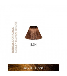 Vopsea de par 8.34 Sahara Blonde 100 ml Divina.One Eva Professional