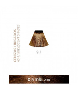 Vopsea de par 9.1 Extra Light Ash 100 ml Divina.One Eva Professional