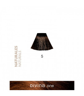 Vopsea de par 5 Light Chestnut Brown 100 ml Divina.One Eva Professional