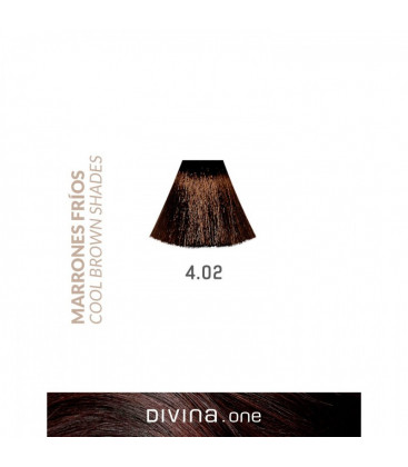 Vopsea de par 4.02 Vienna Brown 100 ml Divina.One Eva Professional