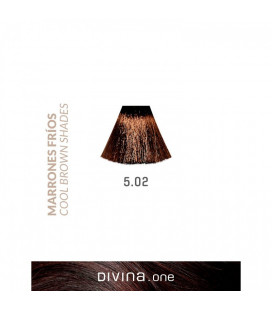 Vopsea de par 5.02 Monaco Brown 100 ml Divina.One Eva Professional