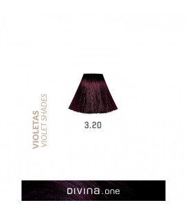 Vopsea de par 3.20 Indigo Violet 100 ml Divina.One Eva Professional