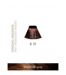 Vopsea de par 6.12 Dark Iridescent 100 ml Divina.One Eva Professional