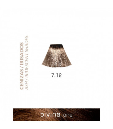 Vopsea de par 7.12 Light Iridescent 100 ml Divina.One Eva Professional