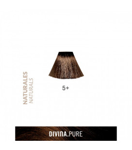 Vopsea de par fara amoniac 5+ Intense Dark Blonde 60 ml Divina.Pure Eva Professional