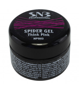 Spider UV Gel Think Pink- Roz 5 ml