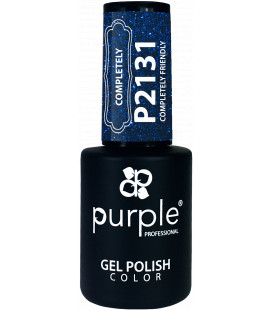 Oja Semipermanenta PURPLE Albastru Cu Sclipici P2131 10 ml