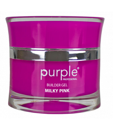 Purple Gel bifazic pentru constructie Milky Pink