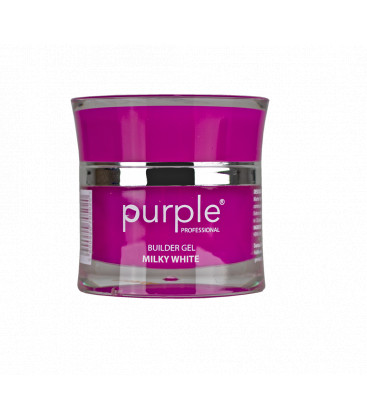 Purple Gel bifazic pentru constructie Milky White 15 gr
