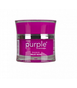 Purple Gel bifazic pentru constructie Milky Rose 15 gr