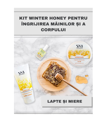 Kit Winter Honey pentru ingrijirea mainilor si a corpului