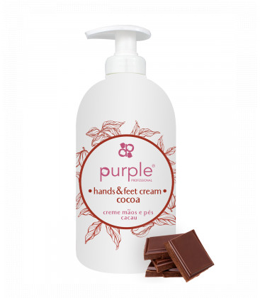 Purple Crema Vegana pentru maini si picioare cu aroma de Cacao 500 ml