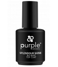 Top Coat Splendour Shine Fara Degresare PURPLE cu efect de stralucire intensa 15 ml