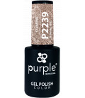 Oja Semipermanenta PURPLE Glitter Argintiu P2239 10 ml