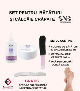 Set Profesional pentru Bataturi si Calcaie Crapate SNB