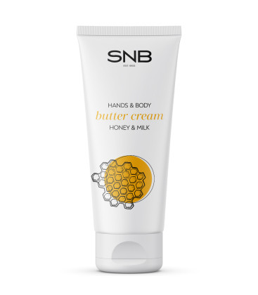 Unt Crema pentru Maini si Corp cu aroma de miere si lapte