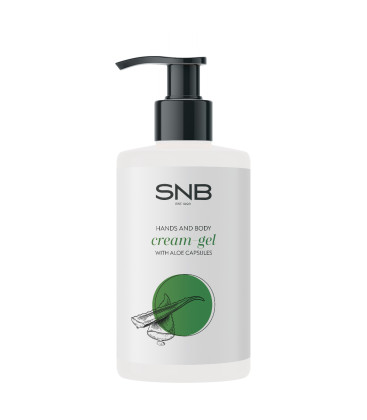Crema Gel pentru maini si corp cu particule de Aloe Vera