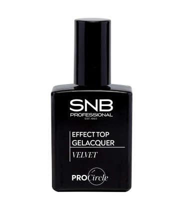 SNB Gelacquer Velvet Top pentru semipermanent- cu efect de catifea