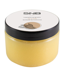 SNB Scrub cu zahar, unt de cacao si uleiuri vegetale pentru picioare si corp