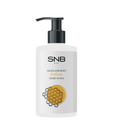 SNB Lotiune pentru maini si corp cu Miere si Lapte 250ml