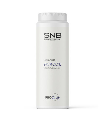 Pudră pentru cuticule cu Talc și Cuișoare SNB Professional 100 g