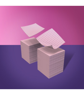 Șervețele roz perforate, fără scame, EXPERT 400 buc STALEKS PRO