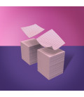 Șervețele roz perforate, fără scame, EXPERT 400 buc STALEKS PRO