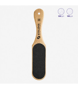 Pilă pentru Călcâie din Lemn Granulație 100/180 STALEKS BEAUTY & CARE 10 TYPE 1
