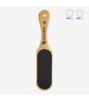 Pilă pentru Călc&acirc;ie din Lemn Granulație 100/180 STALEKS BEAUTY & CARE 10 TYPE 1