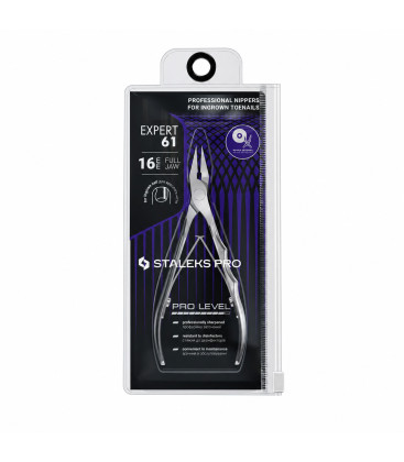 Clește profesional pentru unghii &icirc;ncarnate 16 mm STALEKS EXPERT 61