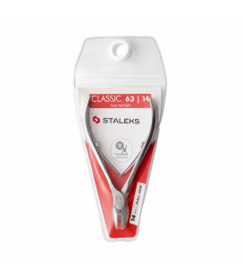 Clește pentru manichiură și pedichiură cu lamă de 14 mm STALEKS CLASSIC 63