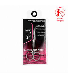 Forfecuță pentru cuticule STALEKS EXPERT 11 TYPE 3, pentru stângaci, 23 mm