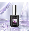 Glass Top Gel No Wipe Noriko Nails 15 ml, fără HEMA, di-HEMA și TPO, Luciu Intens, Efect de Sticlă