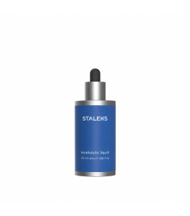 Soluție Keratolitică pentru Pedichiură cu Uree, Bromelaină și Papaină Staleks Pro 50 ml