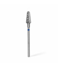 Freza din Carbură Con Trunchiat Albastră STALEKS EXPERT 6 mm / 14 mm pentru Manichiură și Pedichiură