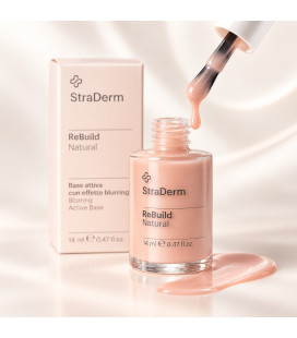 Bază Fortifiantă pentru Unghii Fragile cu Efect Blur și Complex Nutri-PLEX StraDerm 14 ml