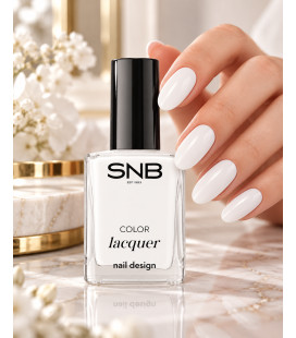 Lac de unghii SNB Alb NLC24, 15 ml.