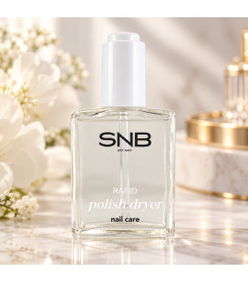 Solutie uscare rapida lac unghii SNB, 60ml, cu pipeta.
