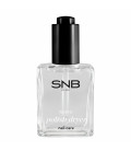 Sticlă SNB Rapid Polish Dryer 15 ml cu pipetă și capac alb pentru uscare rapidă a lacului de unghii