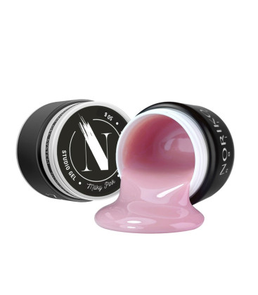 Gel de construcție FIBER Milky Pink fără HEMA Noriko Nails Studio Gel 50 g